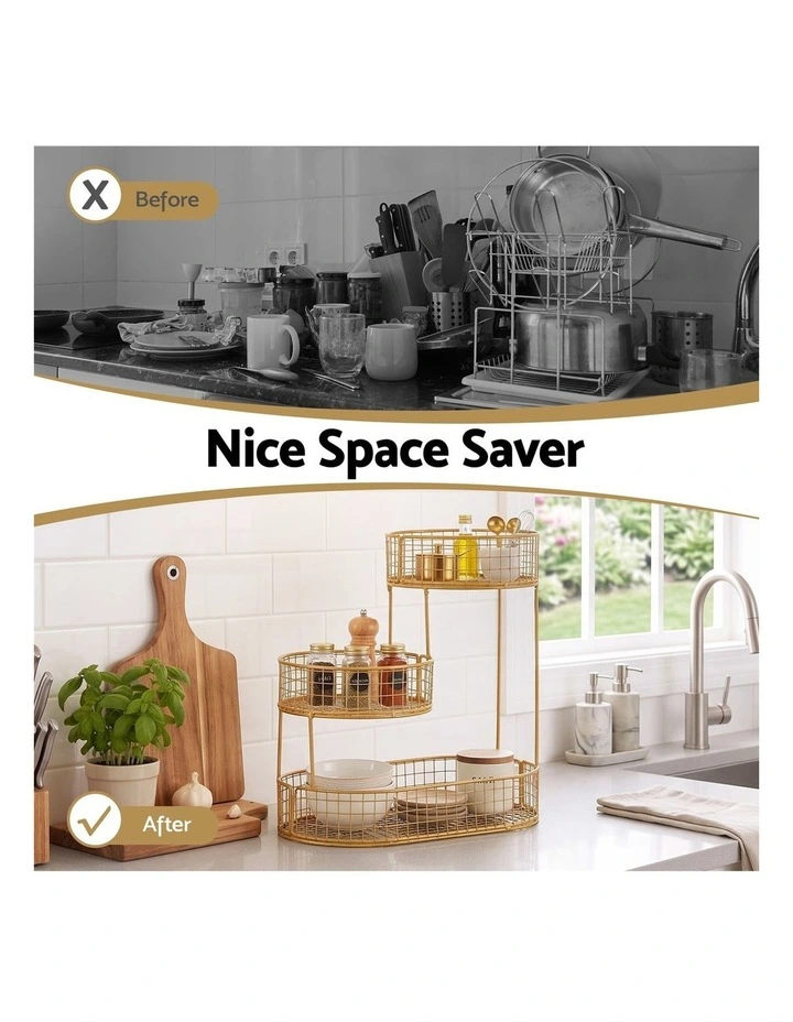 5-Star Chef Fruit Basket Bowl Space Saving Kitchen Food Storage Organiser image 6