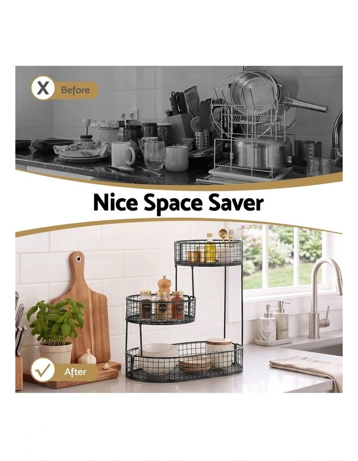 5-Star Chef Fruit Basket Bowl Space Saving Kitchen Food Storage Organiser image 6