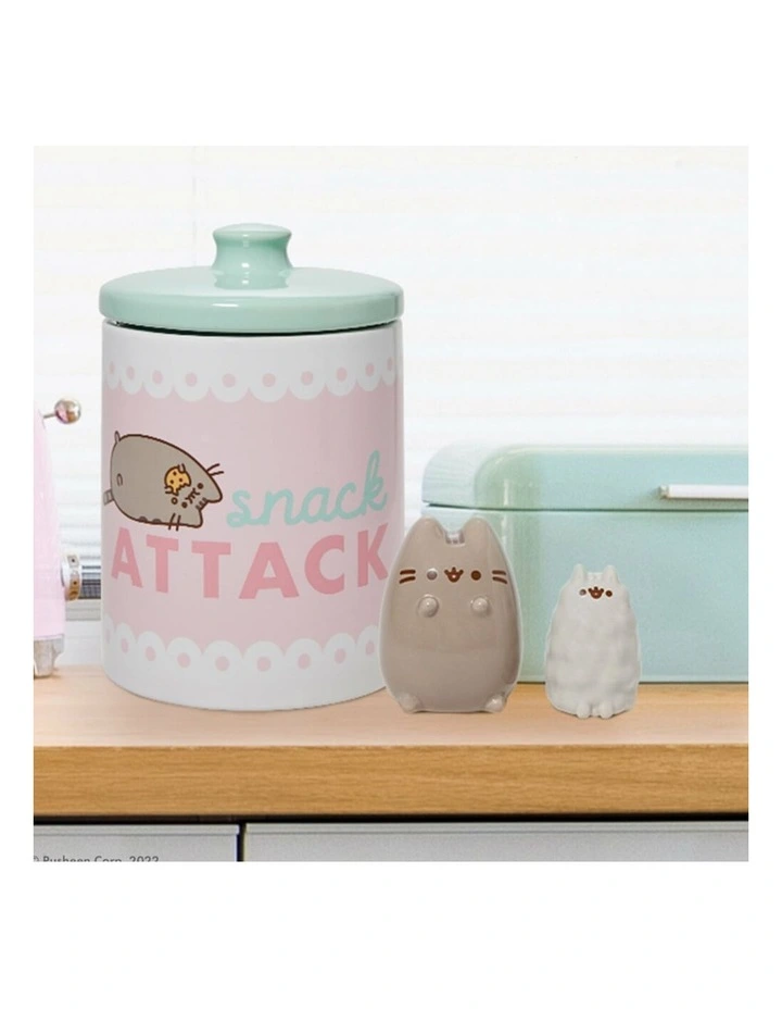Pusheen - Snack Attack Cookie Canister Medium - Pop Culture Stoneware image 2