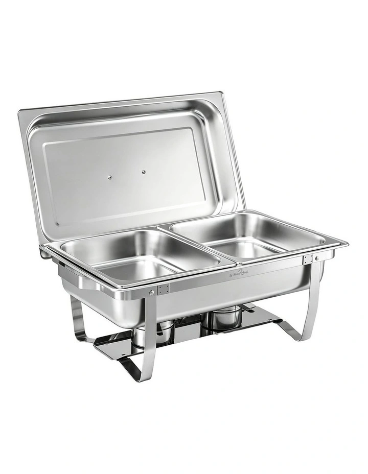 5-Star Chef Chafing Dish 8L 2-Pan Buffet Warmer Food Warmer Catering Server image 1