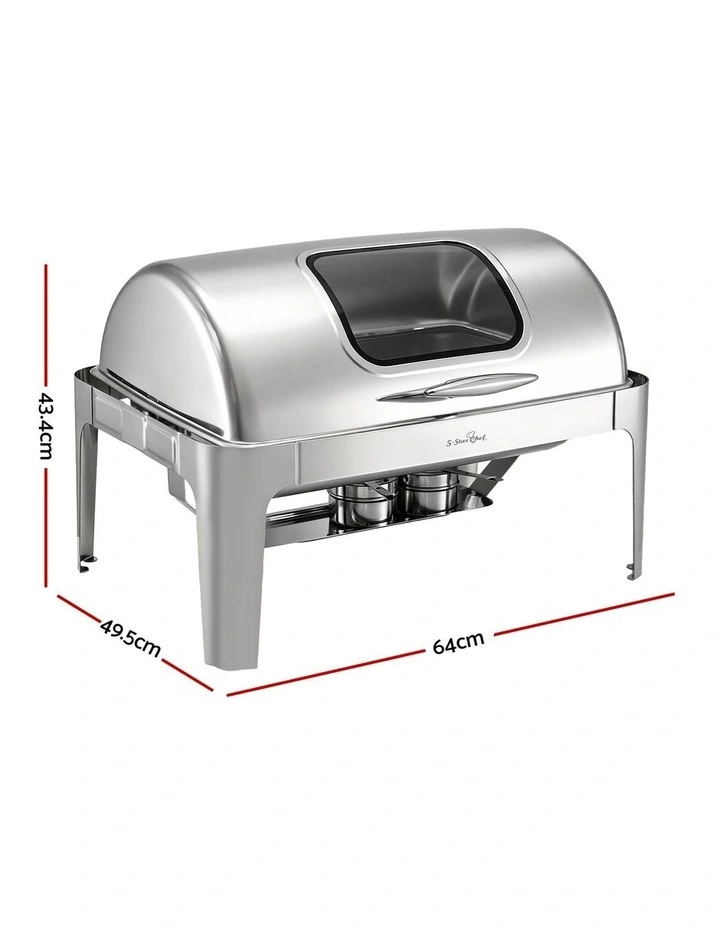 5 Star Chef 9L Chafing Dish Buffet Warmer Food Warmer Catering Server image 2