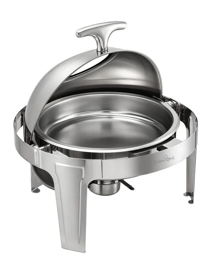 5-Star Chef 9L Chafing Dish Buffet Warmer Food Warmer Catering Server Round image 1