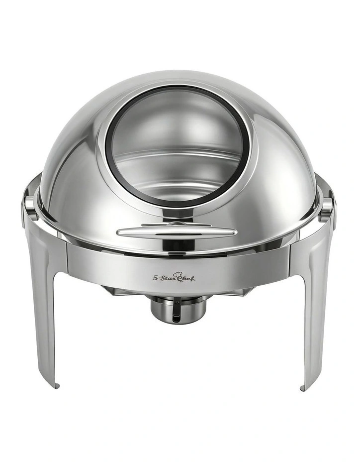 5-Star Chef 9L Chafing Dish Buffet Warmer Food Warmer Catering Server Round image 3