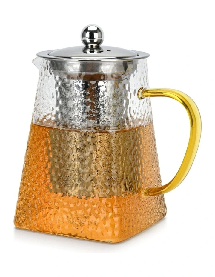 Fissman Teapot Borosilicate Glass with Stainless Steel Filter 700ml image 1