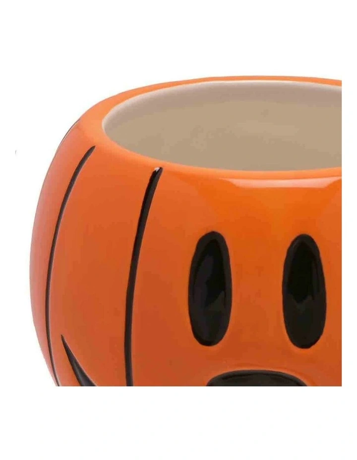 Disney Gifts - Halloween Themed Mickey Head Pumpkin Design, Ceramic Mug, 15cm (Length) image 3