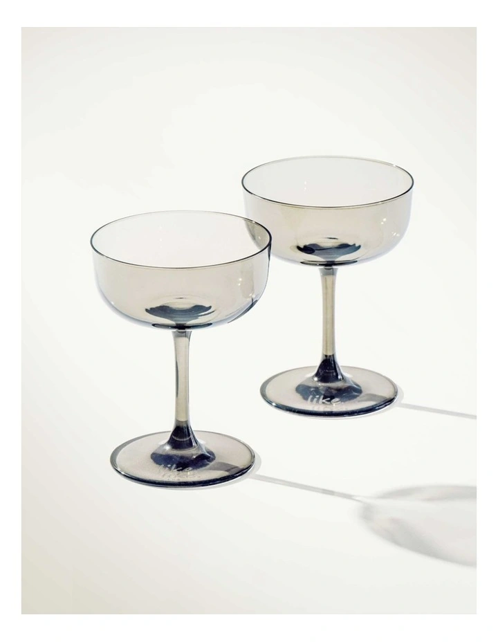 Like Smoke Sparkling Wine/Champagne Coupe Set, 2pcs image 2