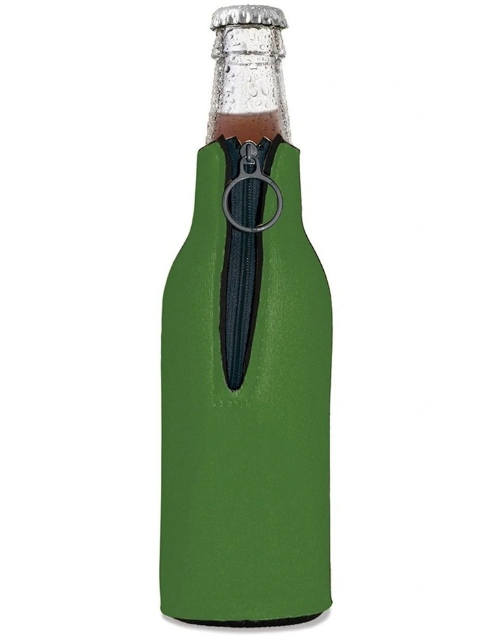 John Deere Bottle Cooler/Stubbie Holder w/Trademark Logo 12oz/375ml Green image 2