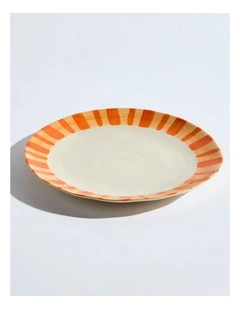 Bahama Dinner Plate Tangerine