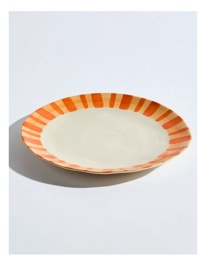 Bahama Dinner Plate Tangerine image 1