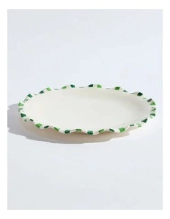 Cabana Dinner Plate Green