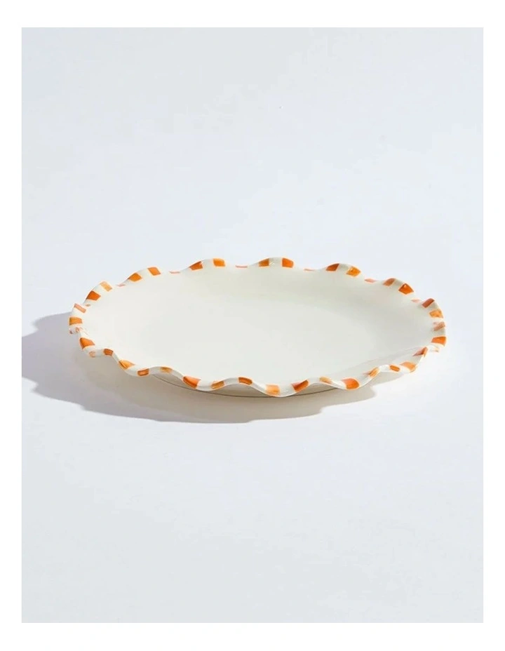 Cabana Dinner Plate Orange image 1