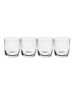 La Divina Old Fashioned Tumbler, Set 4pcs