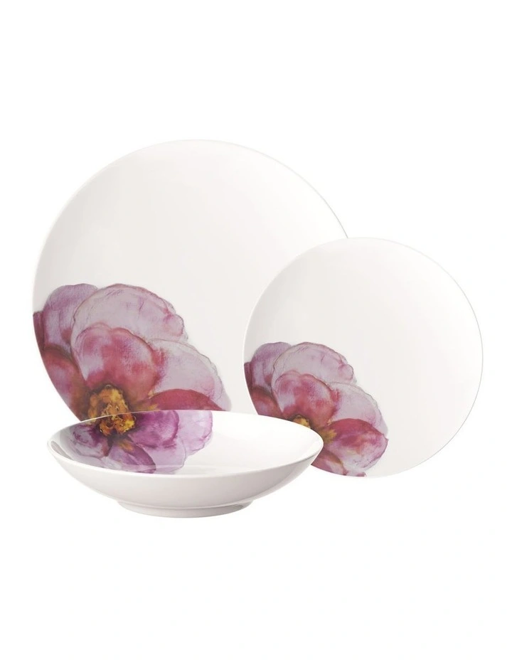 Rose Garden Dinner Set for Four, 12 pcs image 1