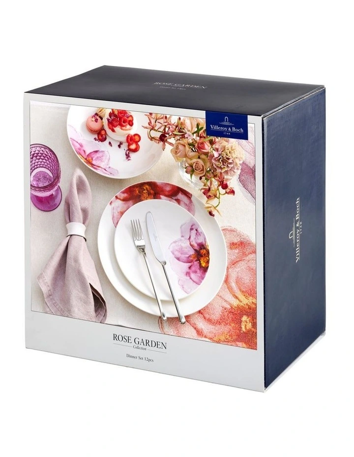 Rose Garden Dinner Set for Four, 12 pcs image 3