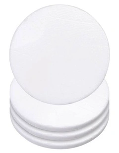 Fab Habitat Watson Set of 4 Round Marble Coaster