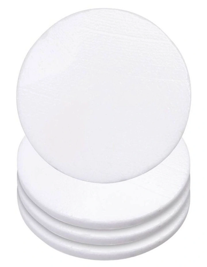 Fab Habitat Watson Set of 4 Round Marble Coaster image 1