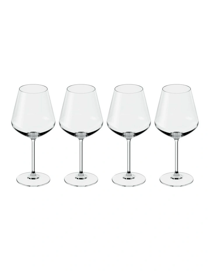 La Divina Burgundy Wine Goblet, Set 4pcs image 1