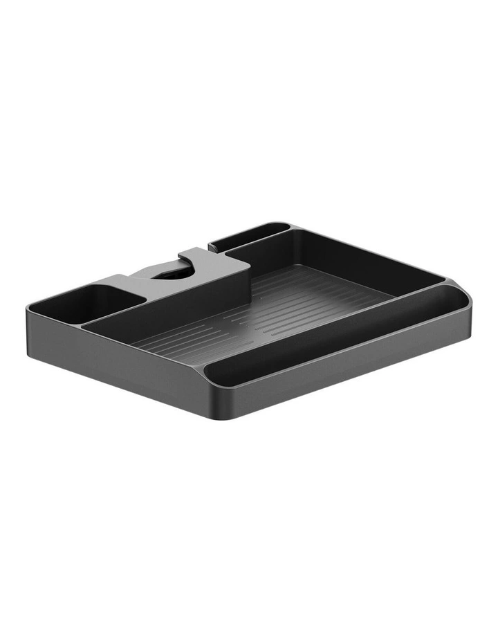 Brateck Pole Mounted Storage Shelf in Black image 1