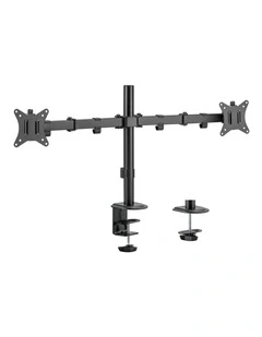 Brateck Dual-Monitor Mount Fits 17-32 Screens - Black