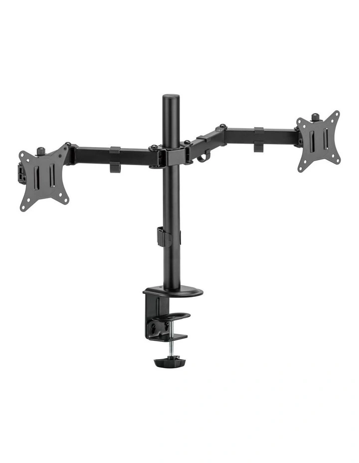 Brateck Dual-Monitor Mount Fits 17-32 Screens - Black image 2