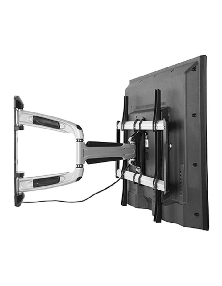 Brateck Full-Motion TV Wall Mount 37-70- Matte Black & Metallic Grey image 1