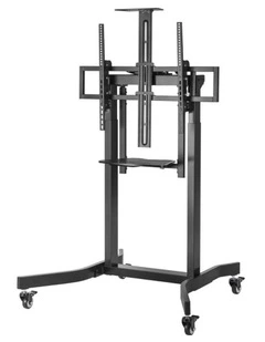 Brateck Deluxe Motorized TV Cart 55-100 with Tilt & Camera Mount BLK