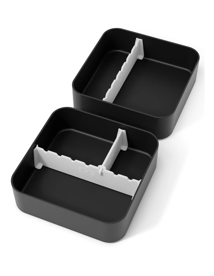 Monbento Mb Slim Box Stainless Steel Cutlery Set - Trio Knife - Black image 2