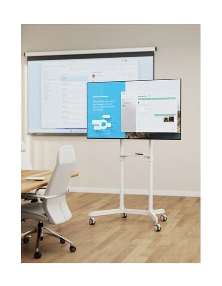 Brateck Rotating Mobile Stand Interactive Display Fit 37-70 - White image 4