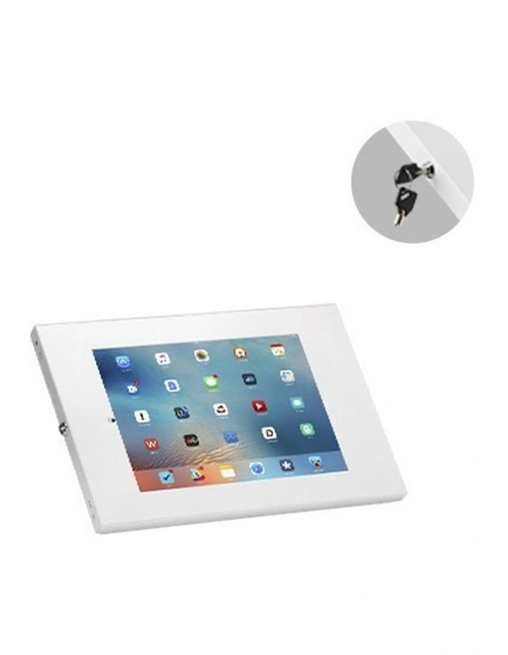 Brateck Anti-Theft Wall-Mounted Tablet 9.7 to 11 - Matte White image 1