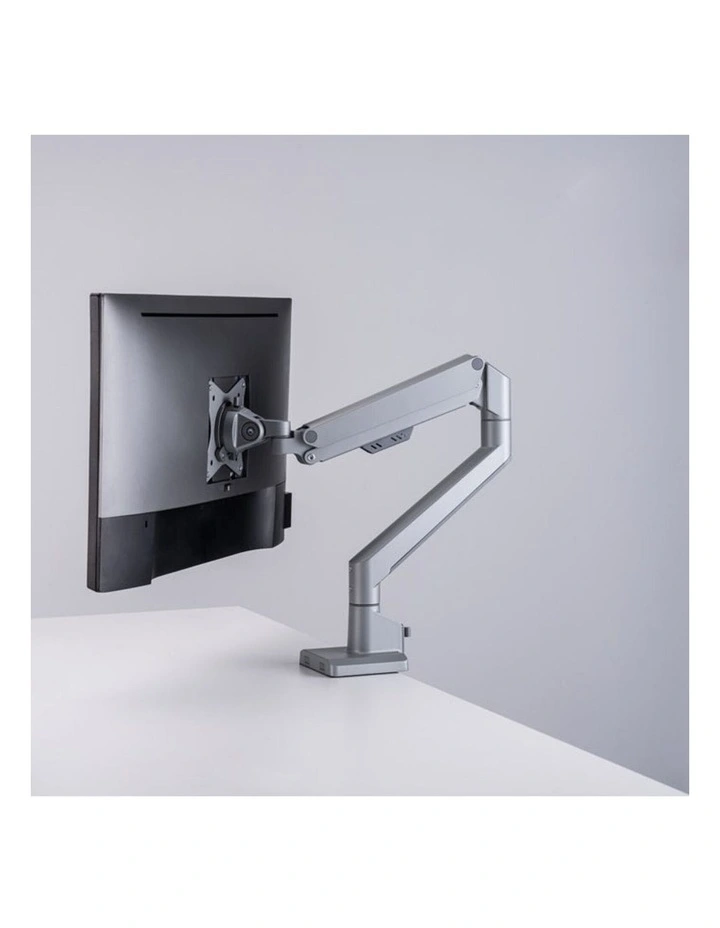 Brateck Single Gas Spring Monitor Arm 1732 9kg VESA - Silver image 3