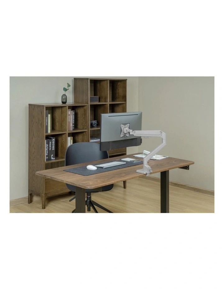 Brateck Single Gas Spring Monitor Arm 1732 9kg VESA - Silver image 4