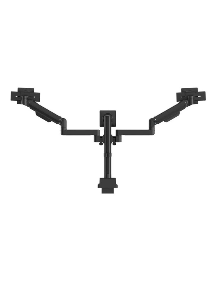 Brateck Modular Mechanical Spring Triple Monitor Arm 17-27 - Black image 1
