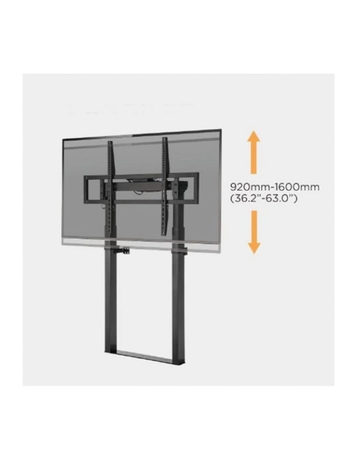 Brateck TTL14-68FR Motorized Wall Mount Stand Black image 4