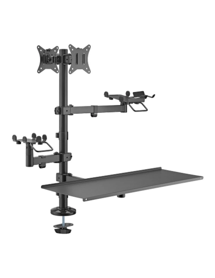 Brateck POS Mounting Solution For Dual Screens - Black image 1