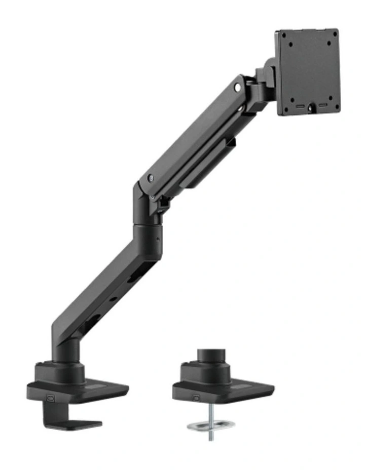 Brateck Desk-Mounted Heavy-Duty Monitor Arm Fit 17-49 - Black image 1