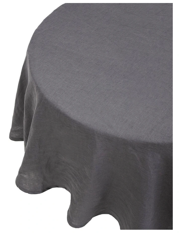 Linen Round Tablecloth 228cm image 1