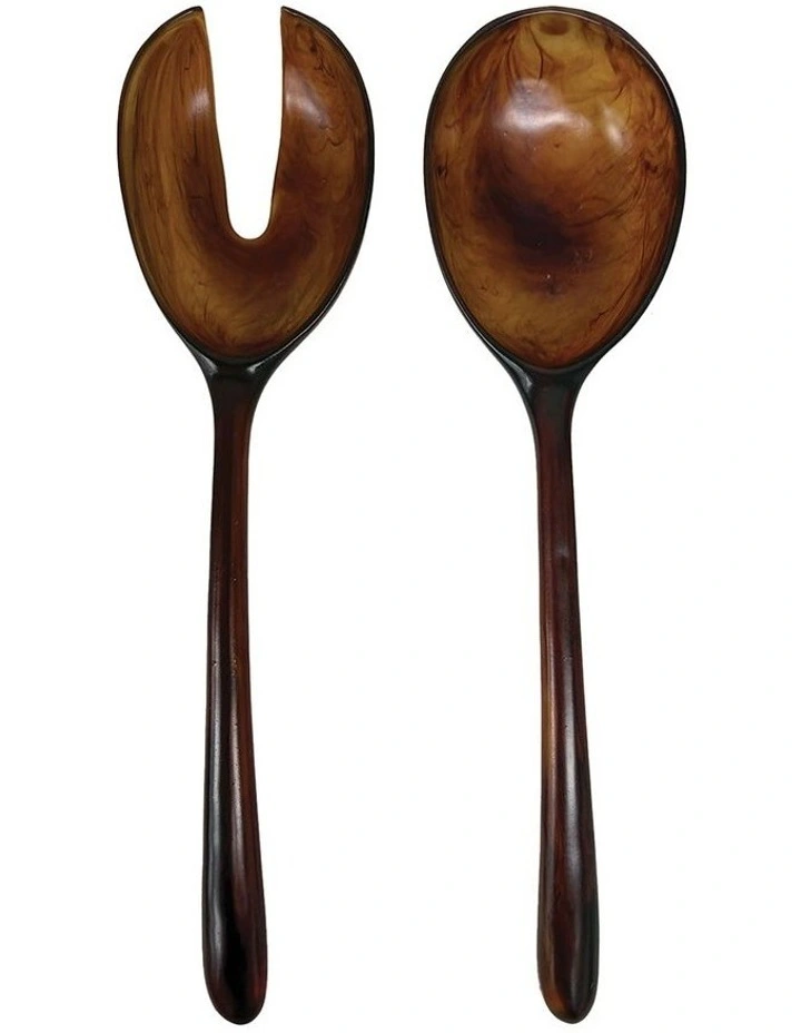 Urban Attitude LILA Large Paired Servers 30 x 7.5cm - Dark Cocoa image 1