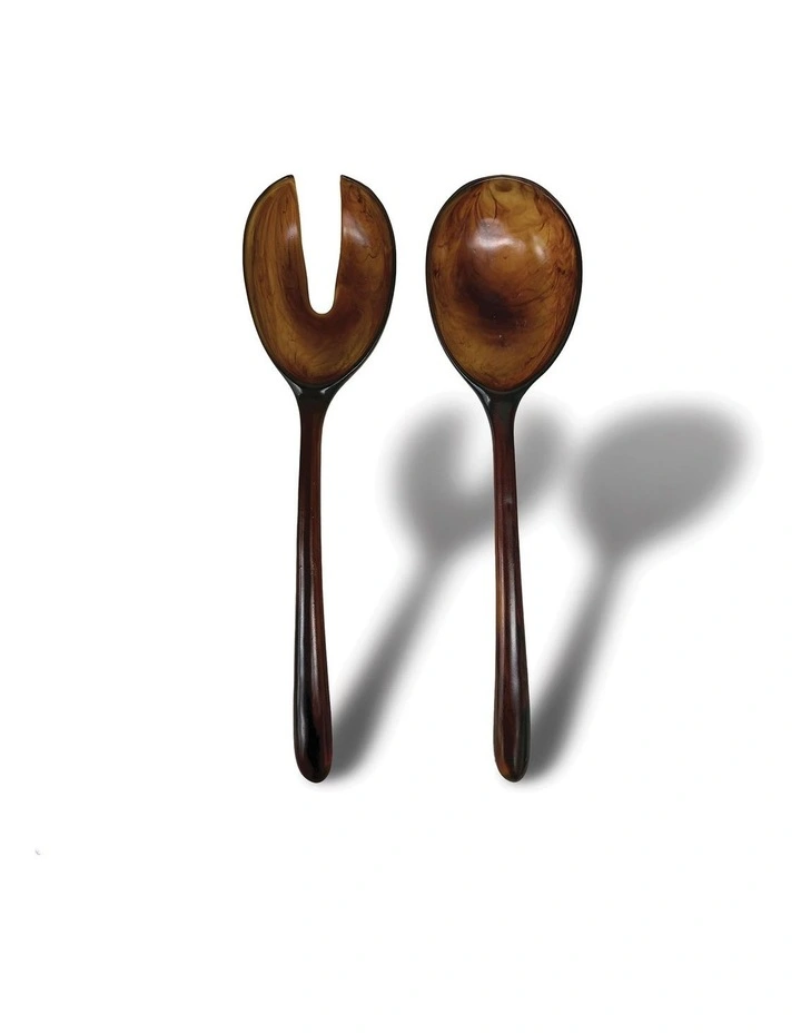 Urban Attitude LILA Large Paired Servers 30 x 7.5cm - Dark Cocoa image 2