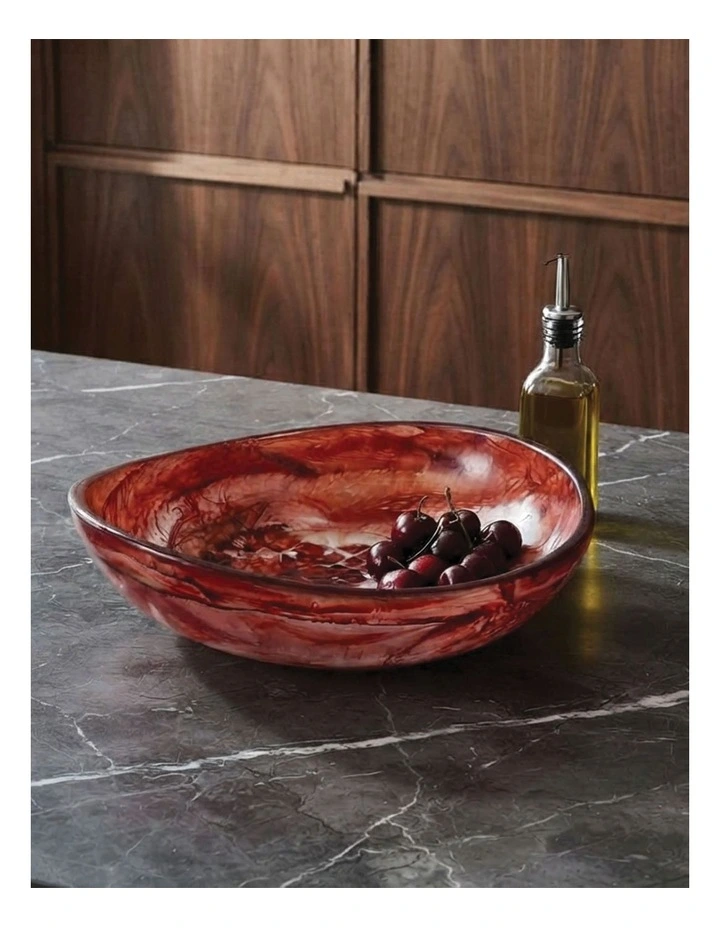 Urban Attitude JADE Medium Bowl 5-8 x 27 x 28cm - Berry Red image 5