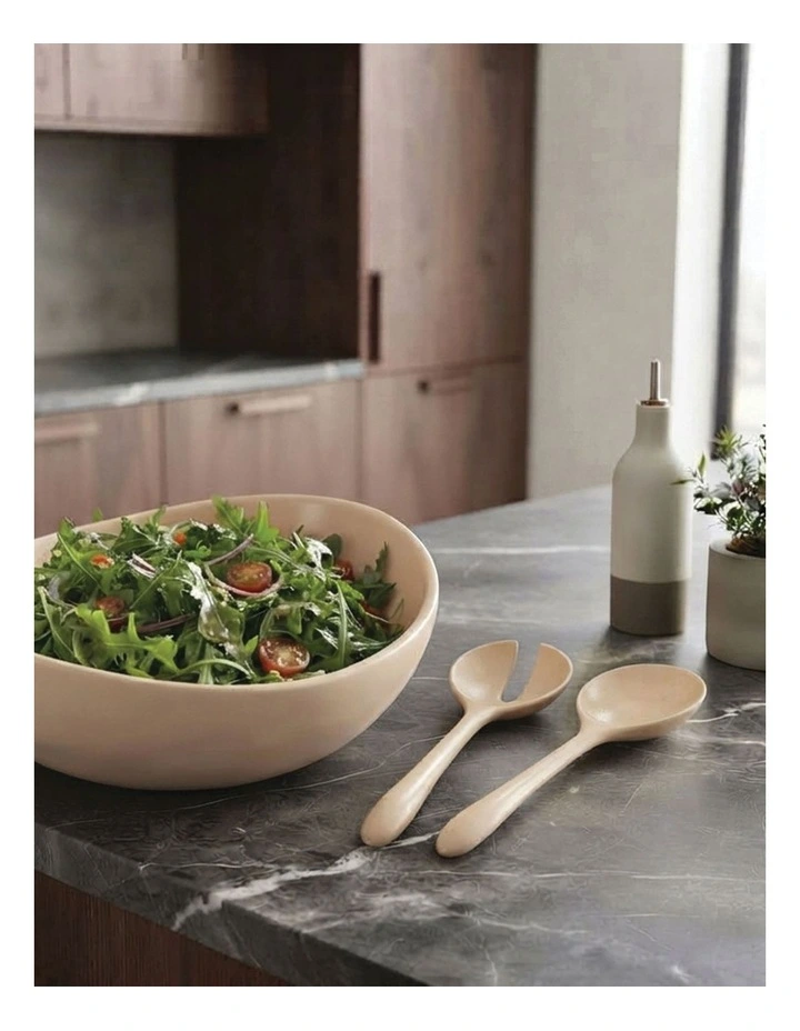 Urban Attitude LILA Large Paired Servers 30 x 7.5cm - Stone Ivory image 3