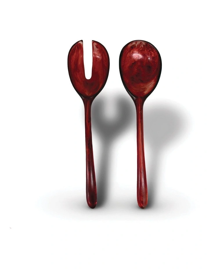 Urban Attitude LILA Large Paired Servers 30 x 7.5cm - Berry Red image 2