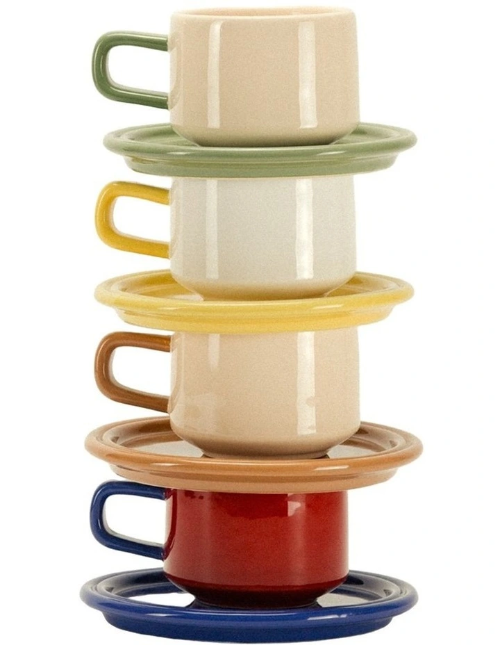 Spill the Tea Cup and Saucer in Egg Yolk image 3