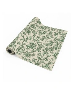 Floral Sonata Runner 40x180cm Green