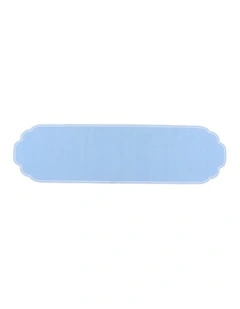 Gelato Scalloped Runner 40x145cm Baby Blue