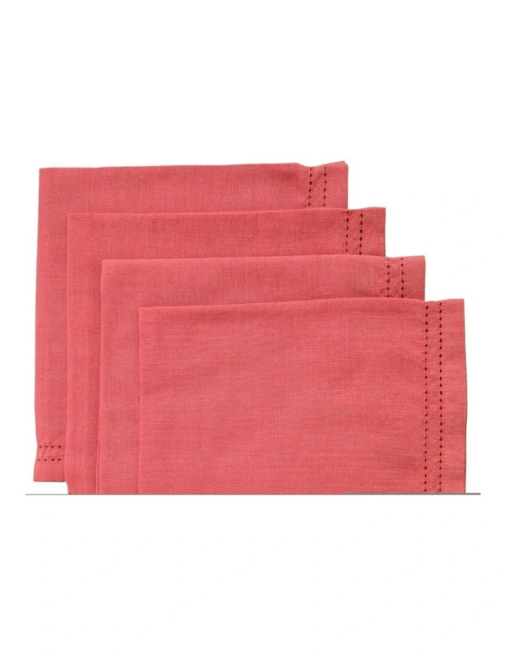 Ralph Napkin set of 4 45x45cm Red image 1
