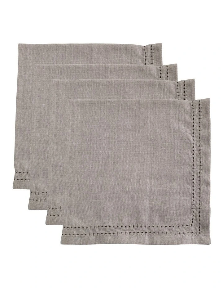 Ralph Napkin set of 4 45x45cm Warm Stone image 1