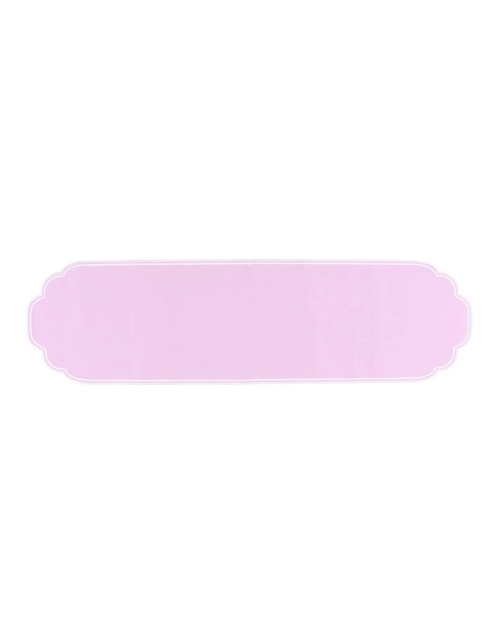 Gelato Scalloped Runner 40x145cm Pastel Lilac image 1