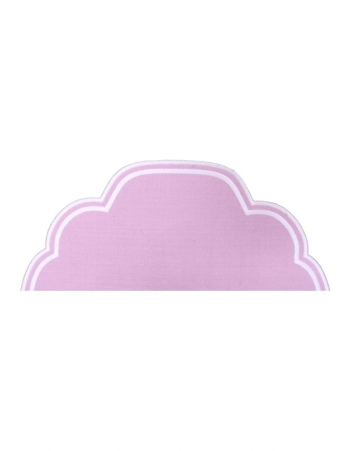 Gelato Scalloped Runner 40x145cm Pastel Lilac image 3