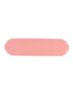 Gelato Scalloped Runner 40x145cm Mellow Rose