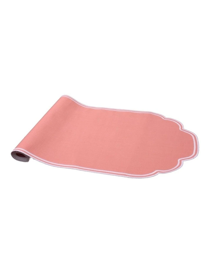 Gelato Scalloped Runner 40x145cm Mellow Rose image 2
